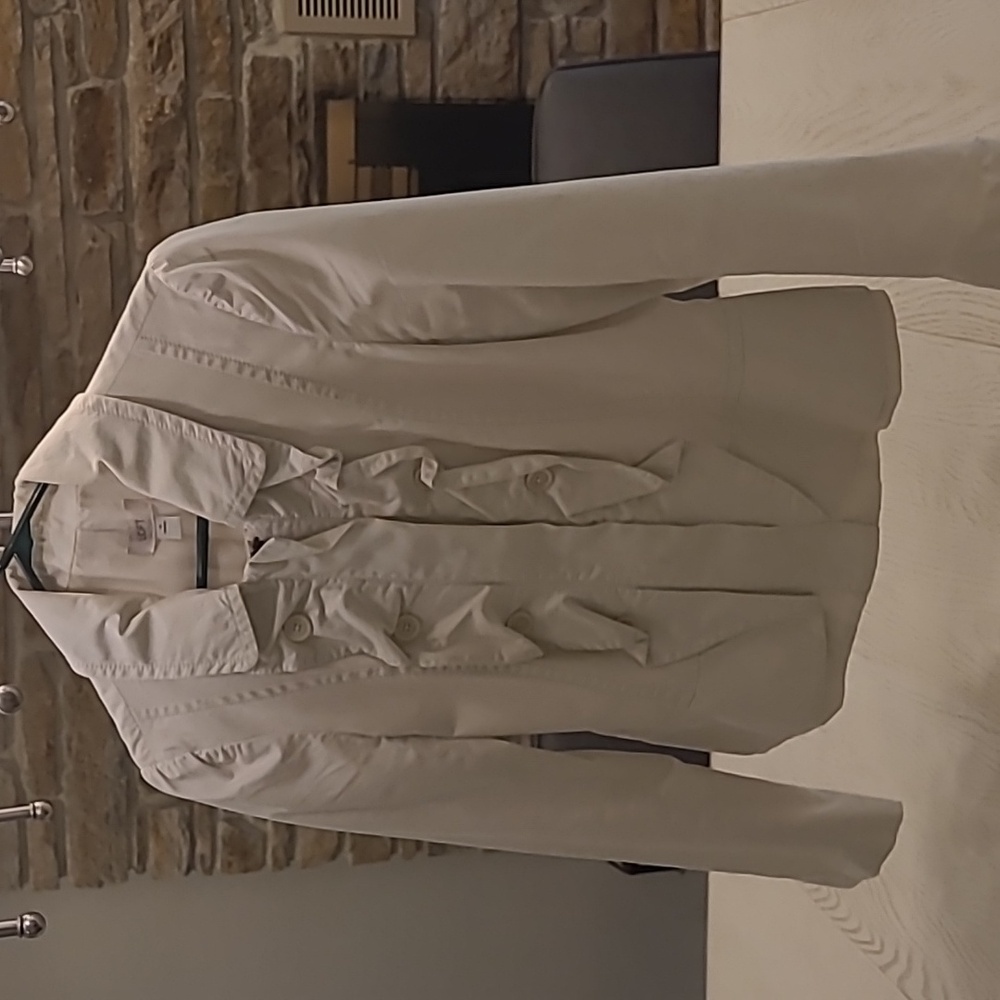 LOFT SIZE 10 OFF WHITE JACKET